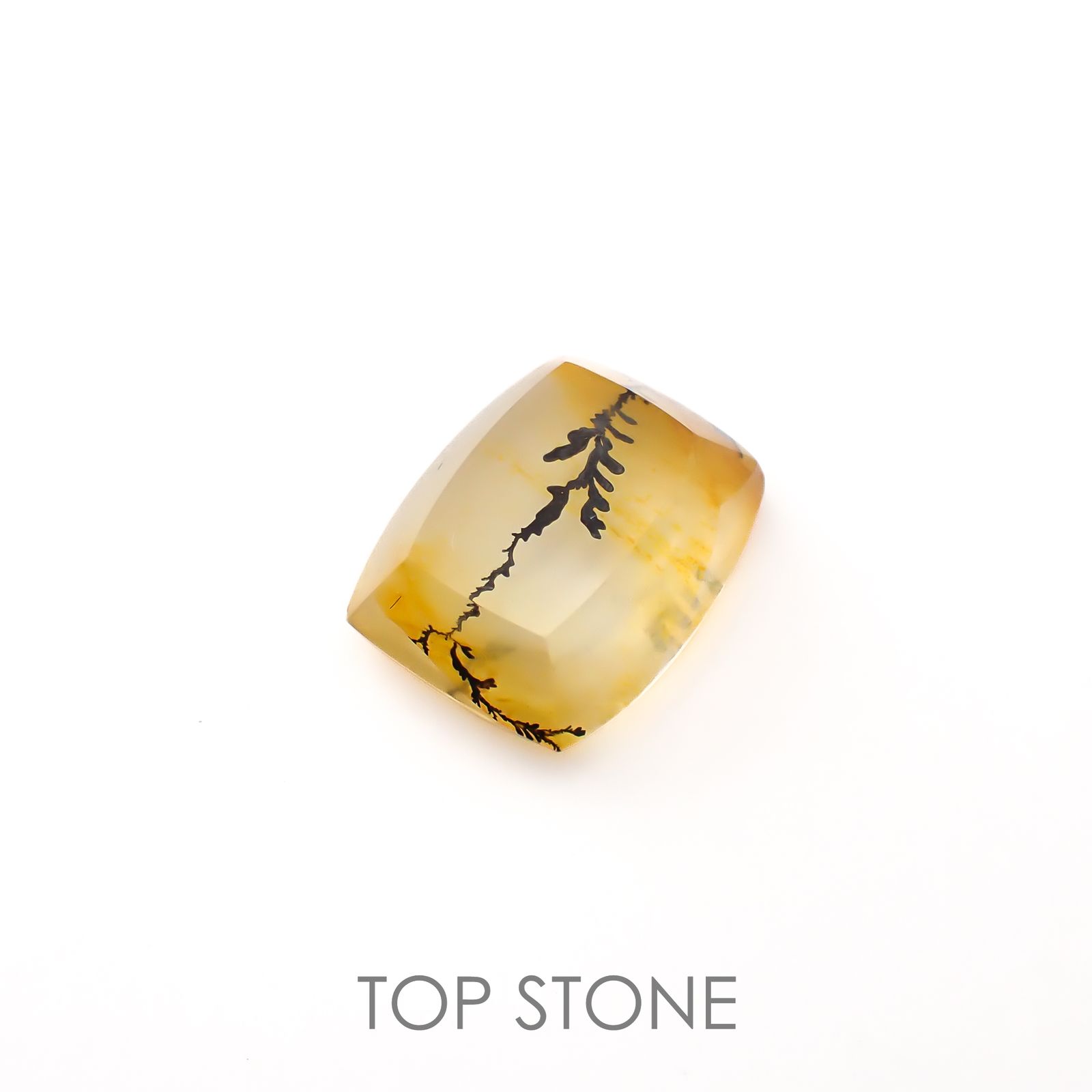 デンドリチッククォーツ ブラジル産 3.95ct[220817339]11.6x9.4mm前後