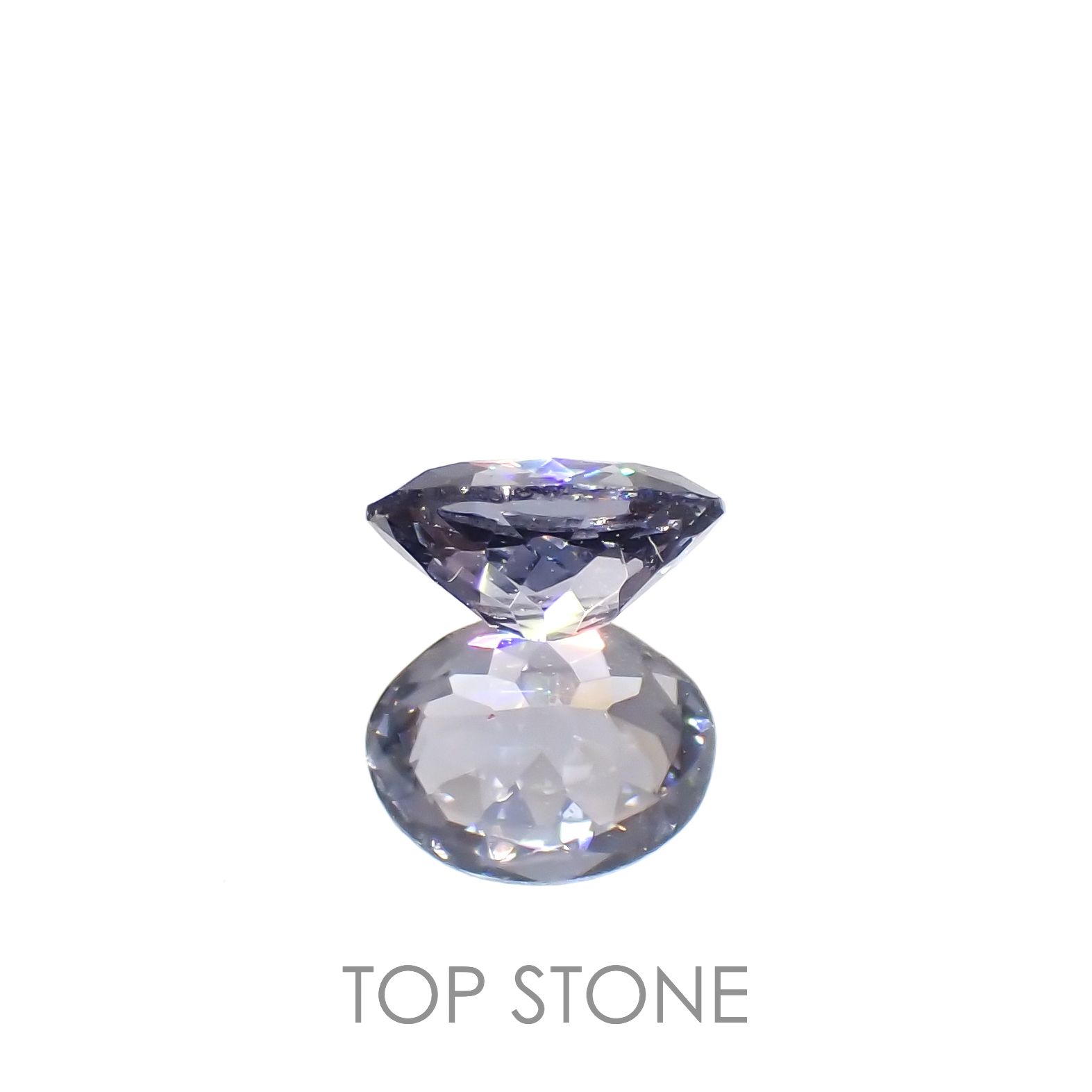 バイオレットスピネル(宝石名スピネル)ビルマ/マダガスカル産 0.37ct 識別済[230220650]5x4.1mm前後