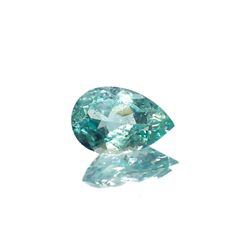 パライバトルマリン(宝石名トルマリン/別名パライバ・トルマリン)ブラジル・キントス鉱山産 0.353ct ソ付(宝貴協)[221018833]6x4mm前後
