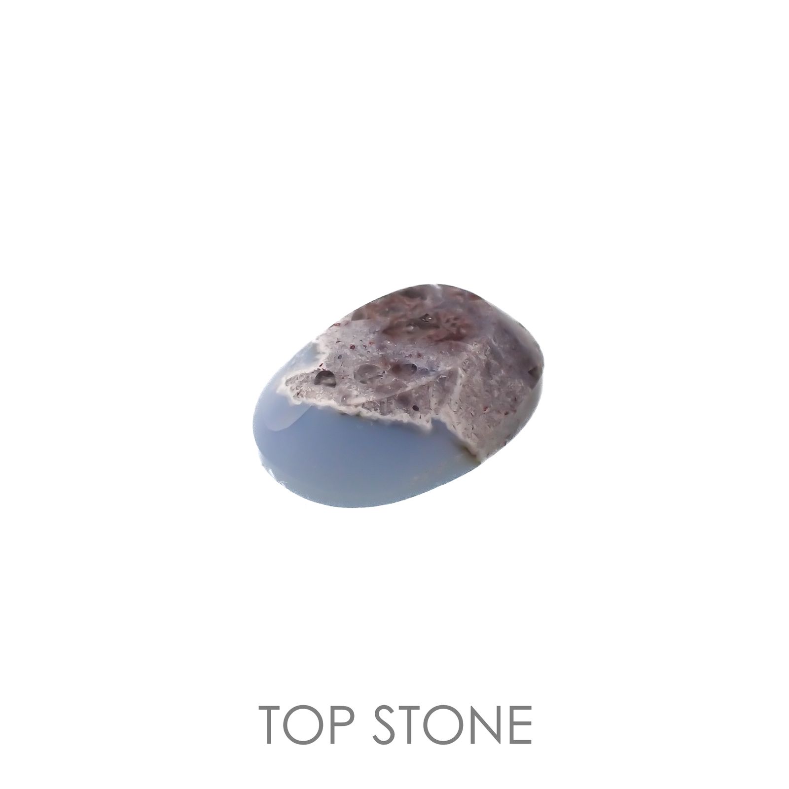 マトリックスブルーオパール アメリカ・オレゴン州産 2.62ct[220917801]11.6x8.4mm前後