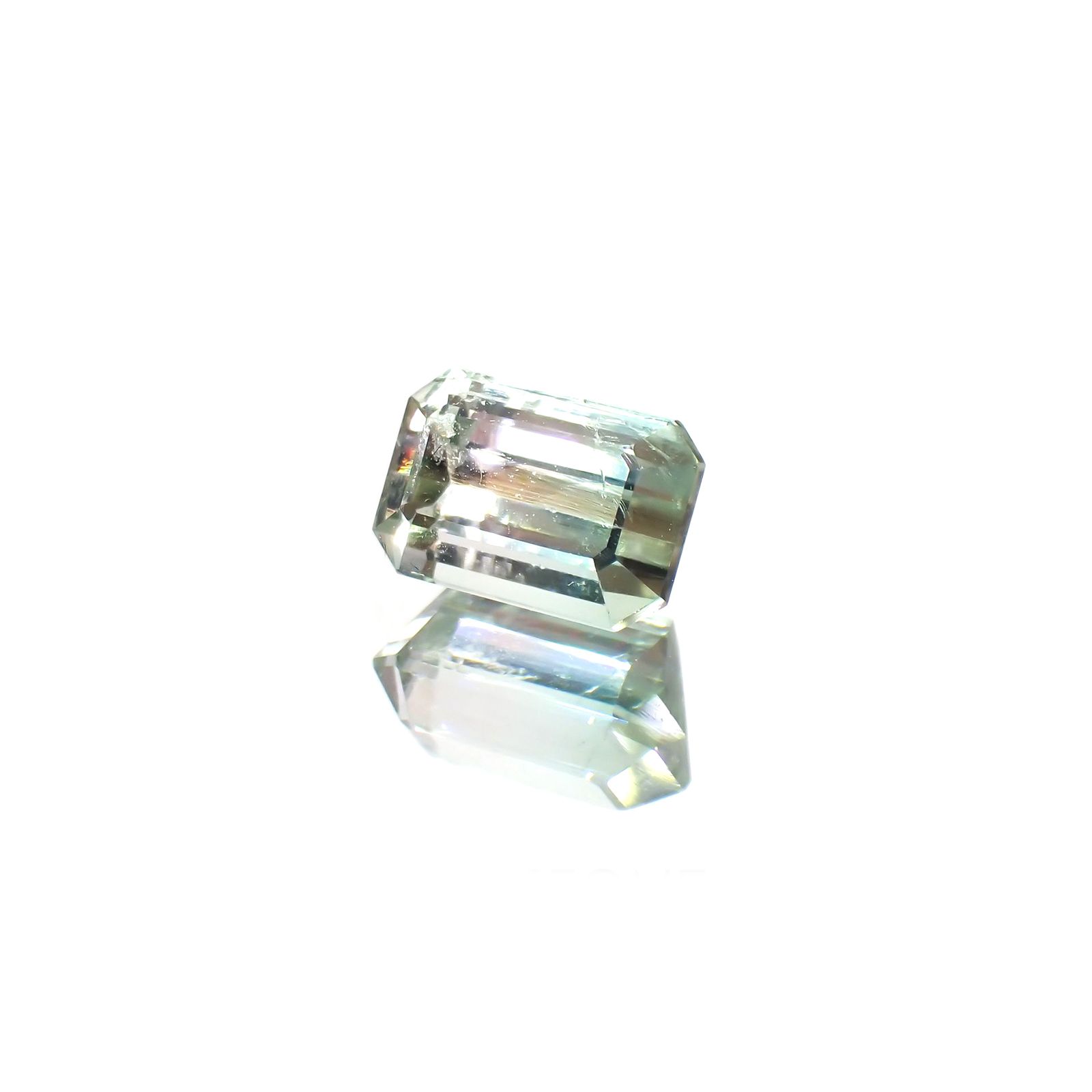 パステルカラートルマリン アフガニスタン産 1.39ct [220114263]7.3x4.9mm前後