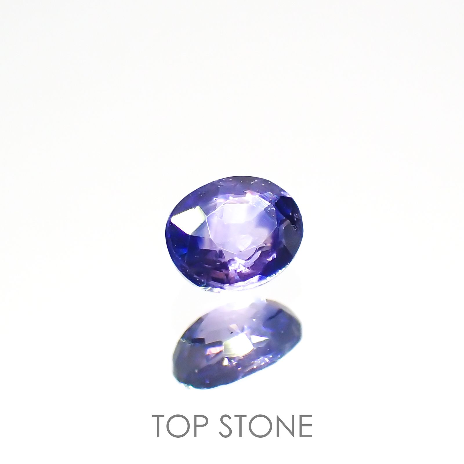 バイカラーサファイア(宝石名サファイア)タンザニア産 0.27ct 識別済[220616190]4x3mm前後