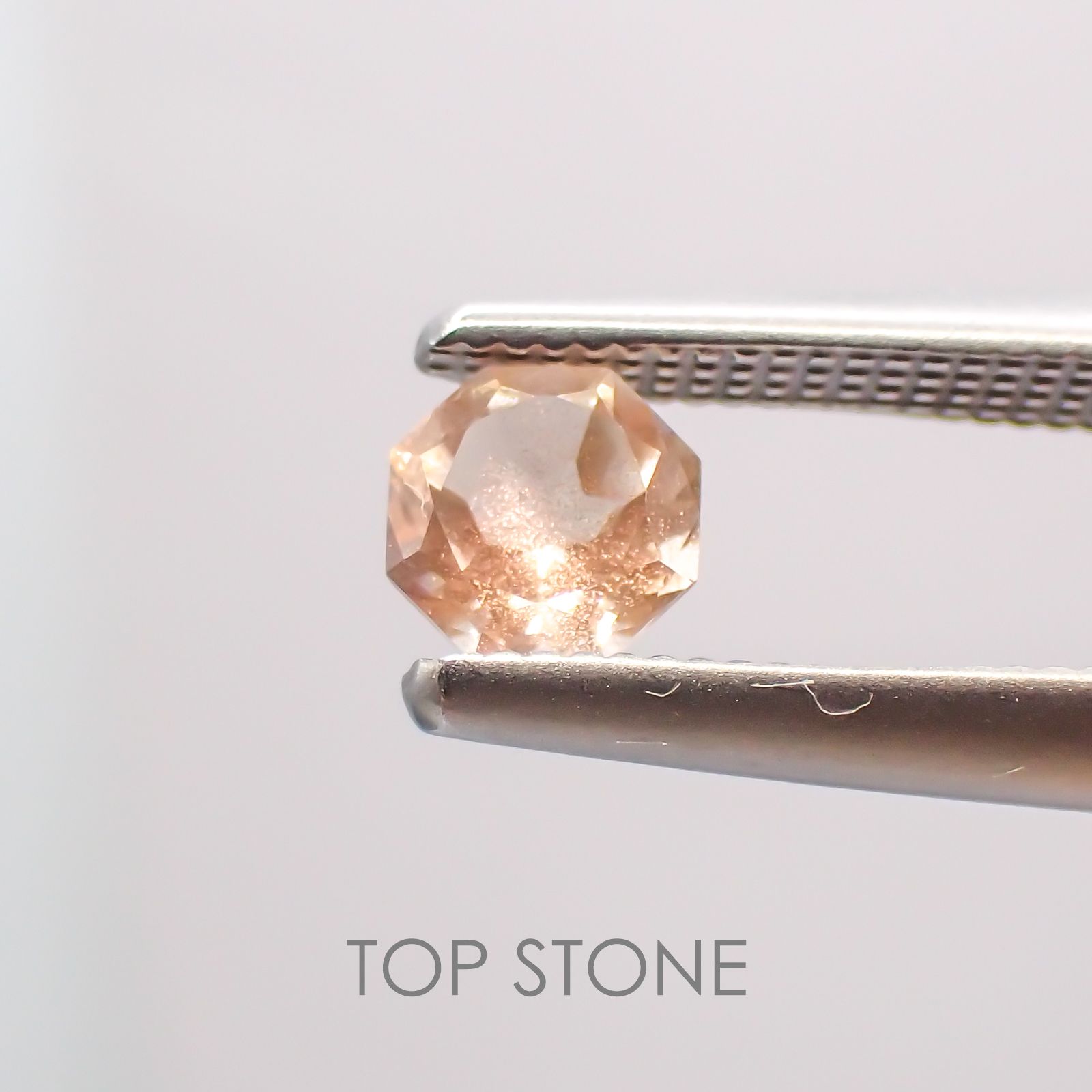 ◇オクタゴンカット◇オレゴンサンストーンSA  アメリカ産 ルース 0.28ct[210210045]4.1×4.1mm前後