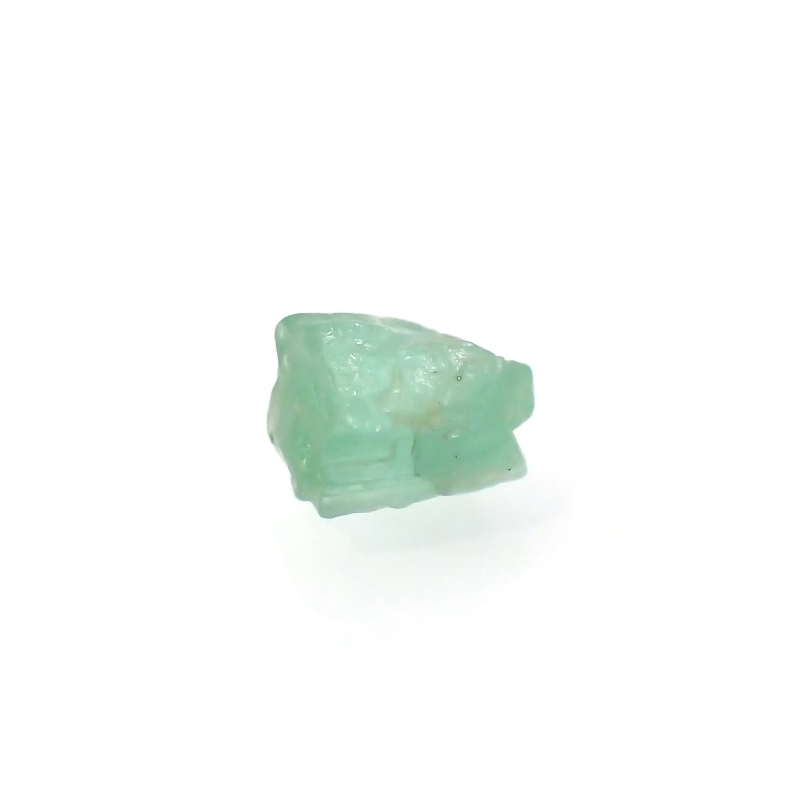 パライバトルマリン 原石 ブラジル・パライバ州バターリャ鉱山産 0.60ct [220515997]4.6x4.2mm前後