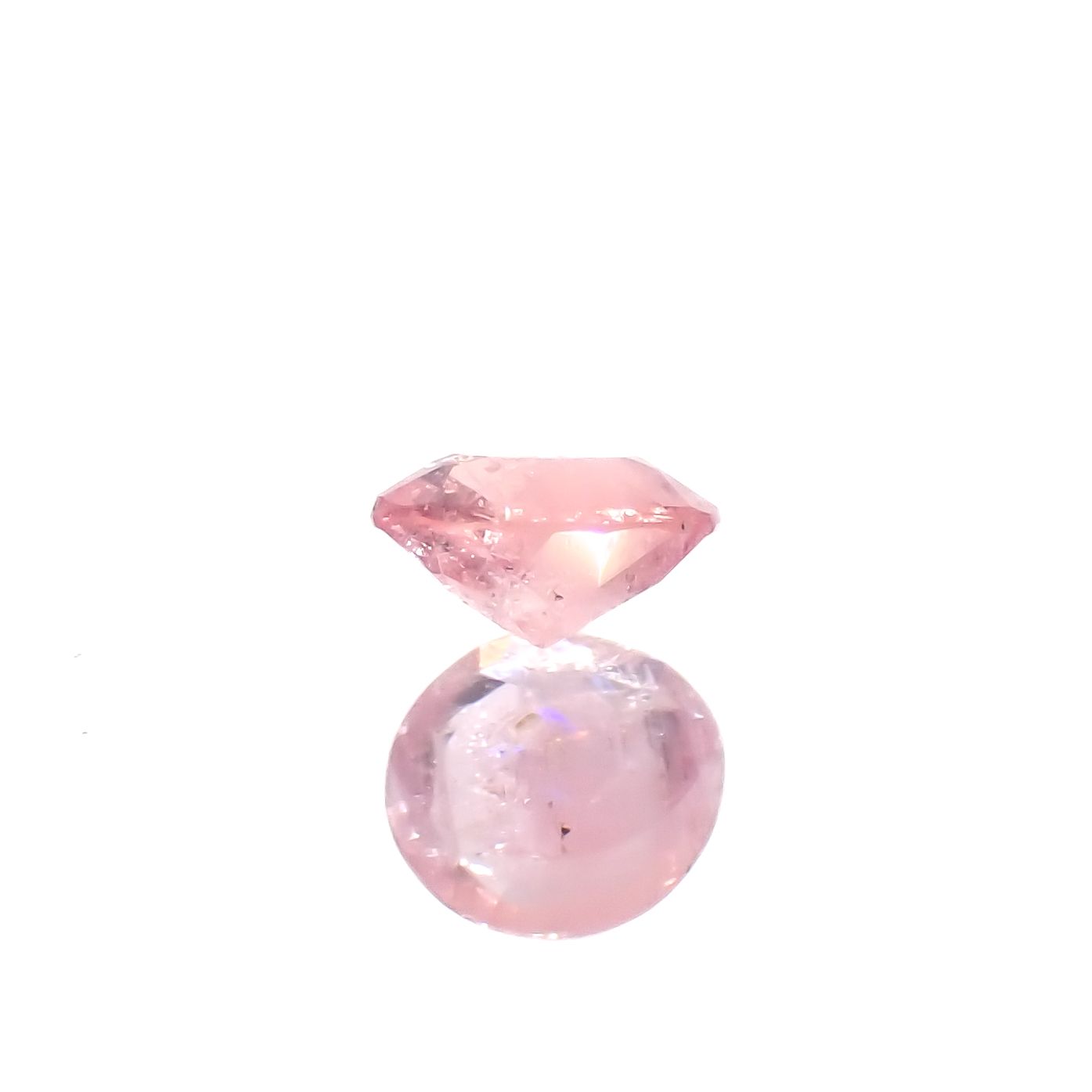 ペツォッタイト(ラズベリル)(宝石名ペツォッタイト)マダガスカル産 0.14ct 識別済[231023733]3.4x3.4mm前後