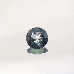 モンタナサファイア(宝石名サファイア) アメリカ・モンタナ州産 0.57ct 識別済[210712111]5.1×5.1mm前後