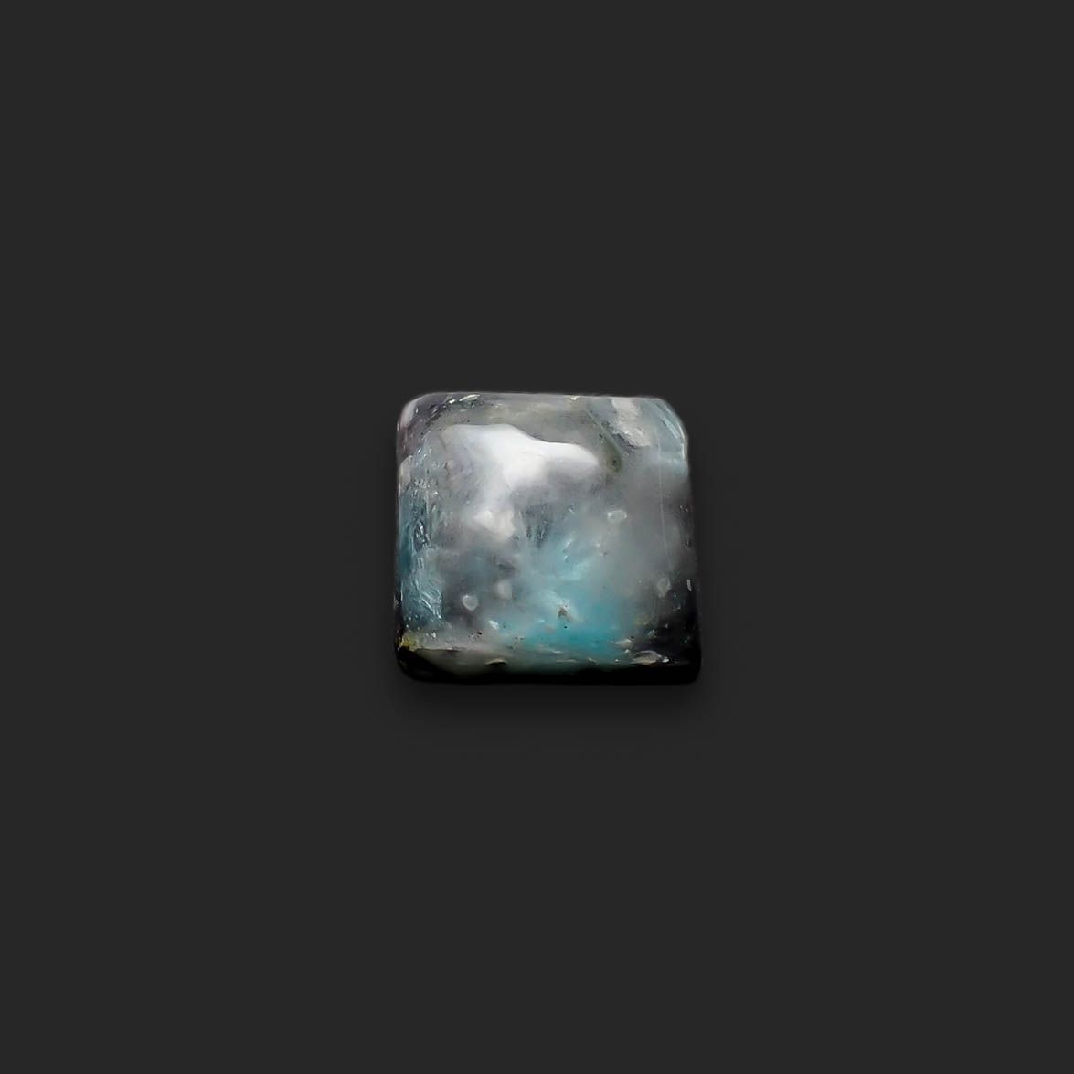 アホイトインクォーツ 南アフリカ・メッシーナ鉱山産 4.57ct [241029316]10x9.8mm前後