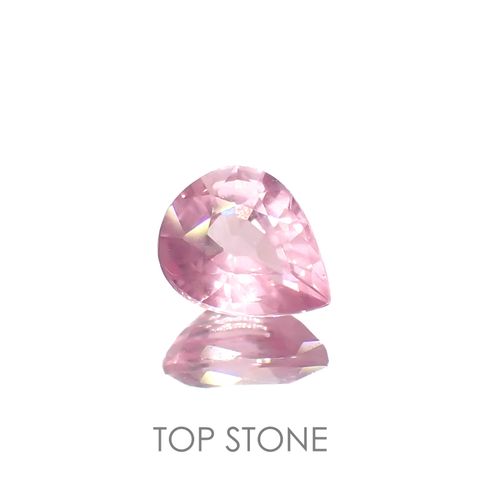 シルキーピンクスピネル(宝石名スピネル)タンザニア産 0.63ct 識別済[221219490]6x4.9mm前後