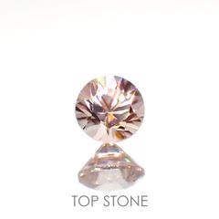 ライトピンクジルコン(宝石名ジルコン)スリランカ/カンボジア産 0.40ct 識別済[220616665]4x4mm前後