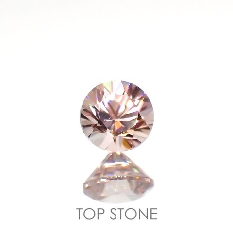 ライトピンクジルコン(宝石名ジルコン)スリランカ/カンボジア産 0.40ct 識別済[220616665]4x4mm前後