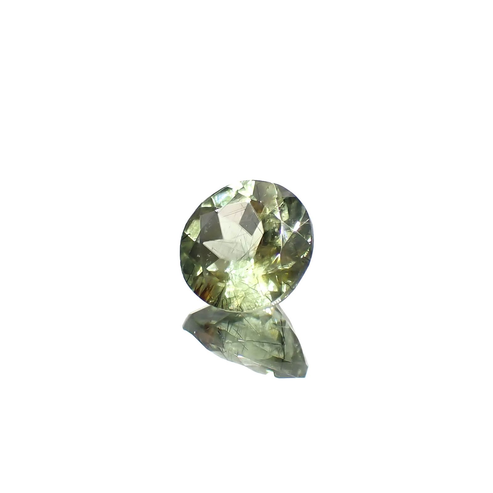 ルドウィジャイトインペリドット パキスタン産 1.43ct[230321242]7.2x7mm前後