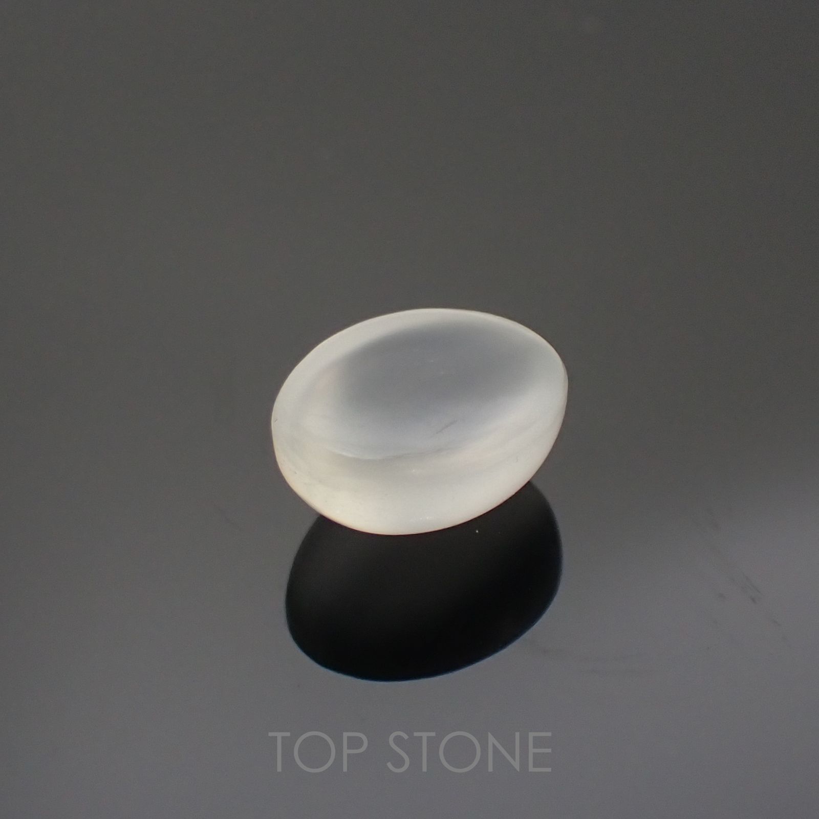 ムーンストーンキャッツアイ(宝石名ムーンストーン・キャッツアイ) インド産 2.86ct 識別済[210812734]10.1×8mm前後