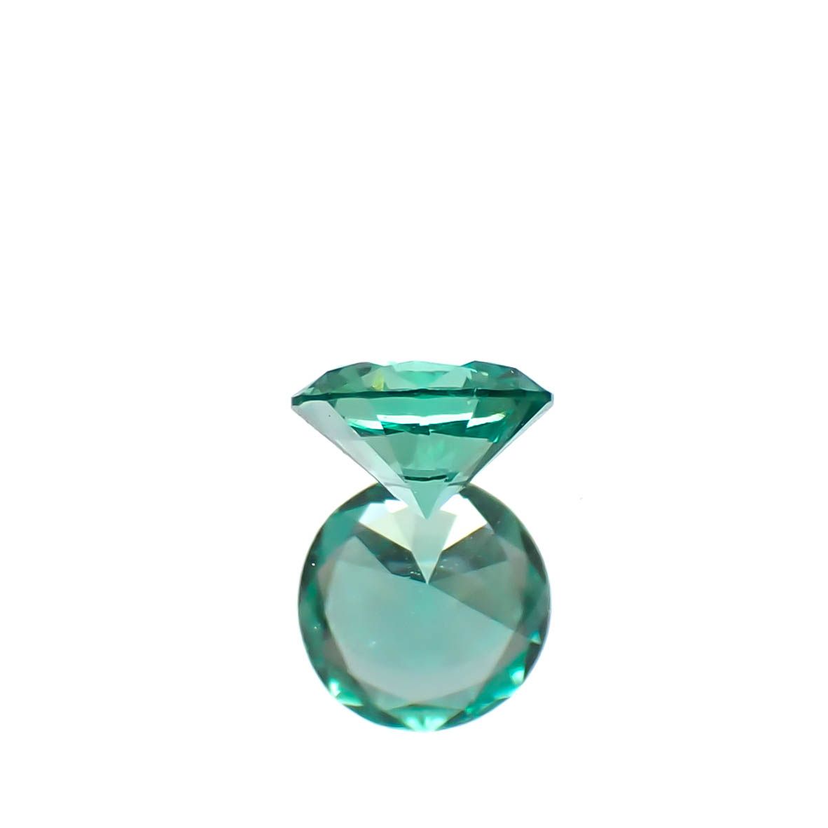 ノンオイルエメラルド(宝石名エメラルド)ロシア産 0.12ct 識別済[250330100]3.5x3.5mm前後