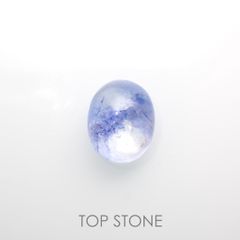 デュモルチェライトインクォーツ ブラジル産 6.53ct[210813178]12.7×10.2mm前後
