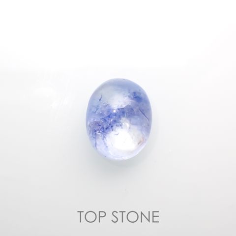 デュモルチェライトインクォーツ ブラジル産 6.53ct[210813178]12.7×10.2mm前後