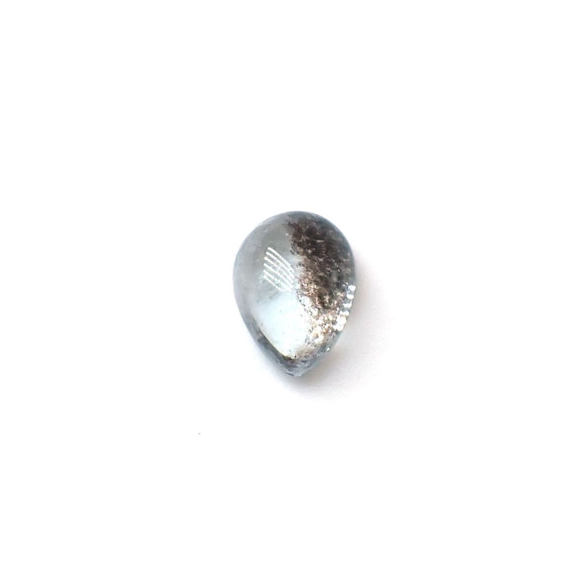 アベンチュリンアクアマリン ナイジェリア産 2.28ct / 9.5x6.9mm前後 [260919771]