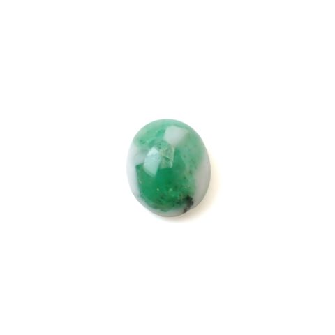 マトリックスエメラルド(エメラルドインクォーツ/フェルドスパー) ブラジル産 4.59ct [250430166]12x10.1mm前後
