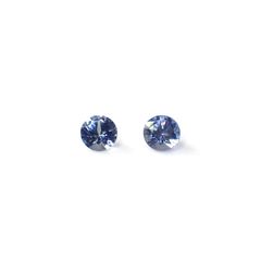 ◇ペアセット◇アイスブルーサファイア スリランカ/マダガスカル産 0.25ct(2pcs合計) [250830990]2.9x2.9mm前後