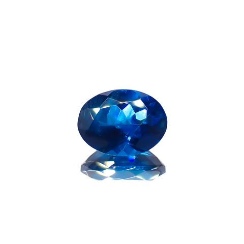 ディープブルーアパタイト  マダガスカル産 1.19ct[230421655]7.9x5.9mm前後