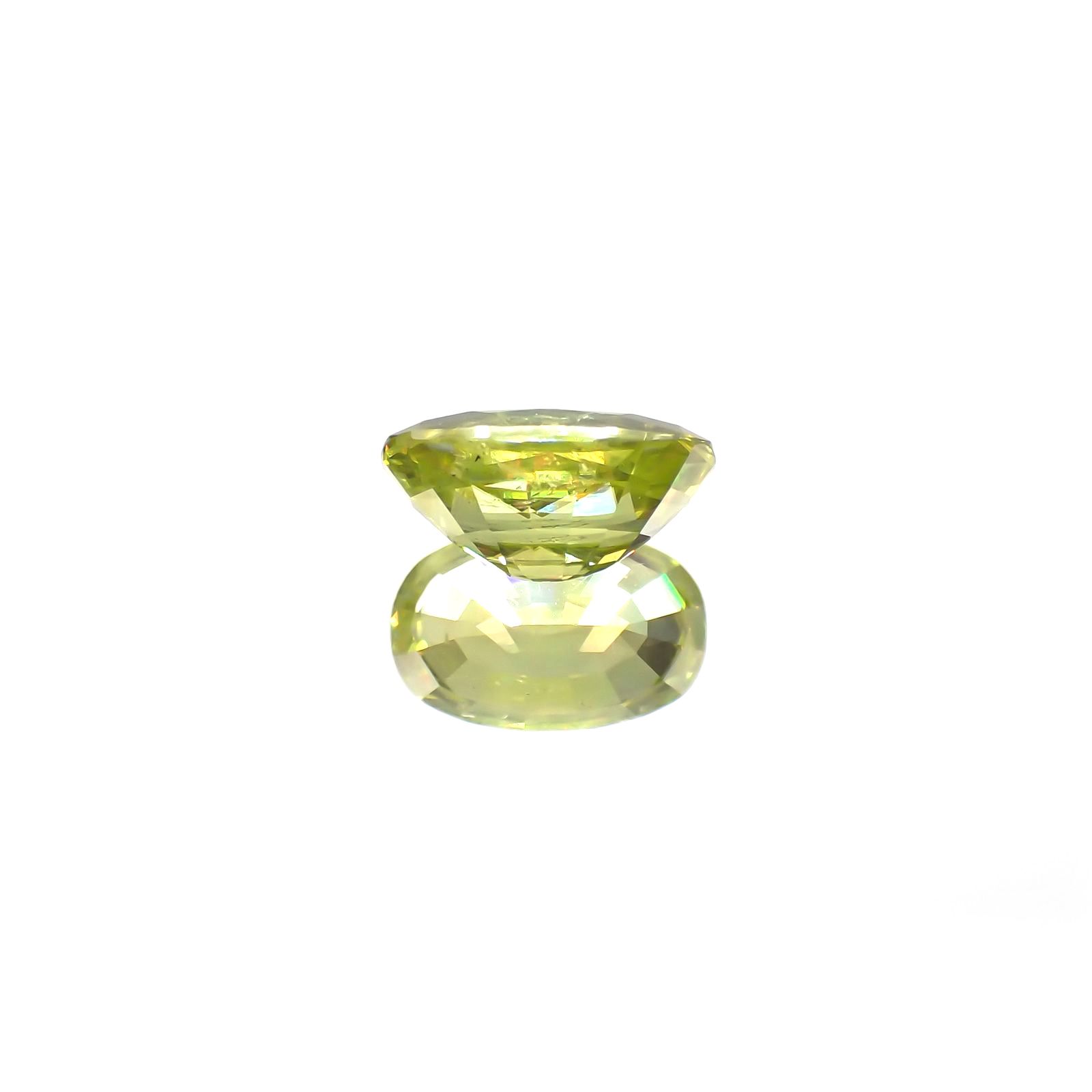 スフェーン(宝石名スフェーン) マダガスカル産 1.049ct ソ付(彩珠)[210712020]7.6×4.8mm前後