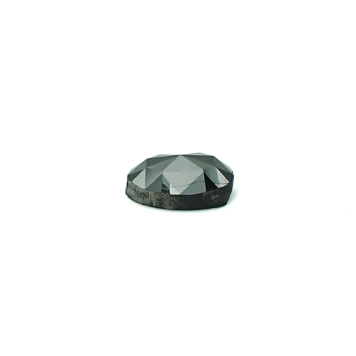 ◇ローズカット◇ブラックダイヤモンド ジンバブエ産 0.60ct / 6.1x4.1mm前後 [251131325]