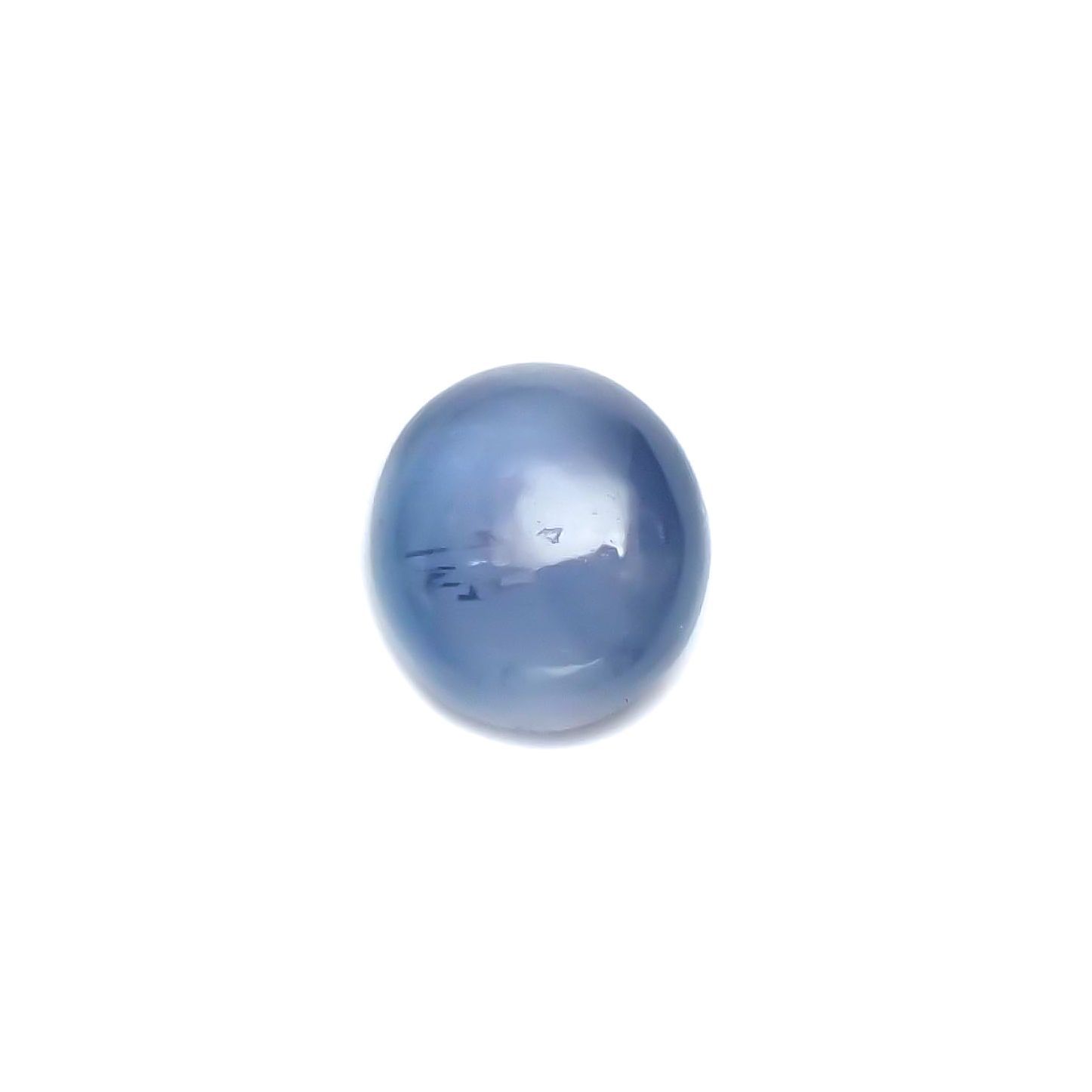 アパタイトキャッツアイ(宝石名ブルー・アパタイト・キャッツアイ)マダガスカル産 2.026ct ソ付(彩珠)[231124145]8x7.2mm前後