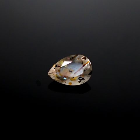 レインボーラティスサンストーン オーストラリア産 0.18ct [250229858]4.8x3.2mm前後