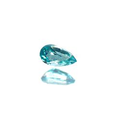 パライバトルマリン(宝石名トルマリン/別名パライバ・トルマリン) ブラジル産 識別済 0.074ct / 3.6×2mm前後 [210712152]