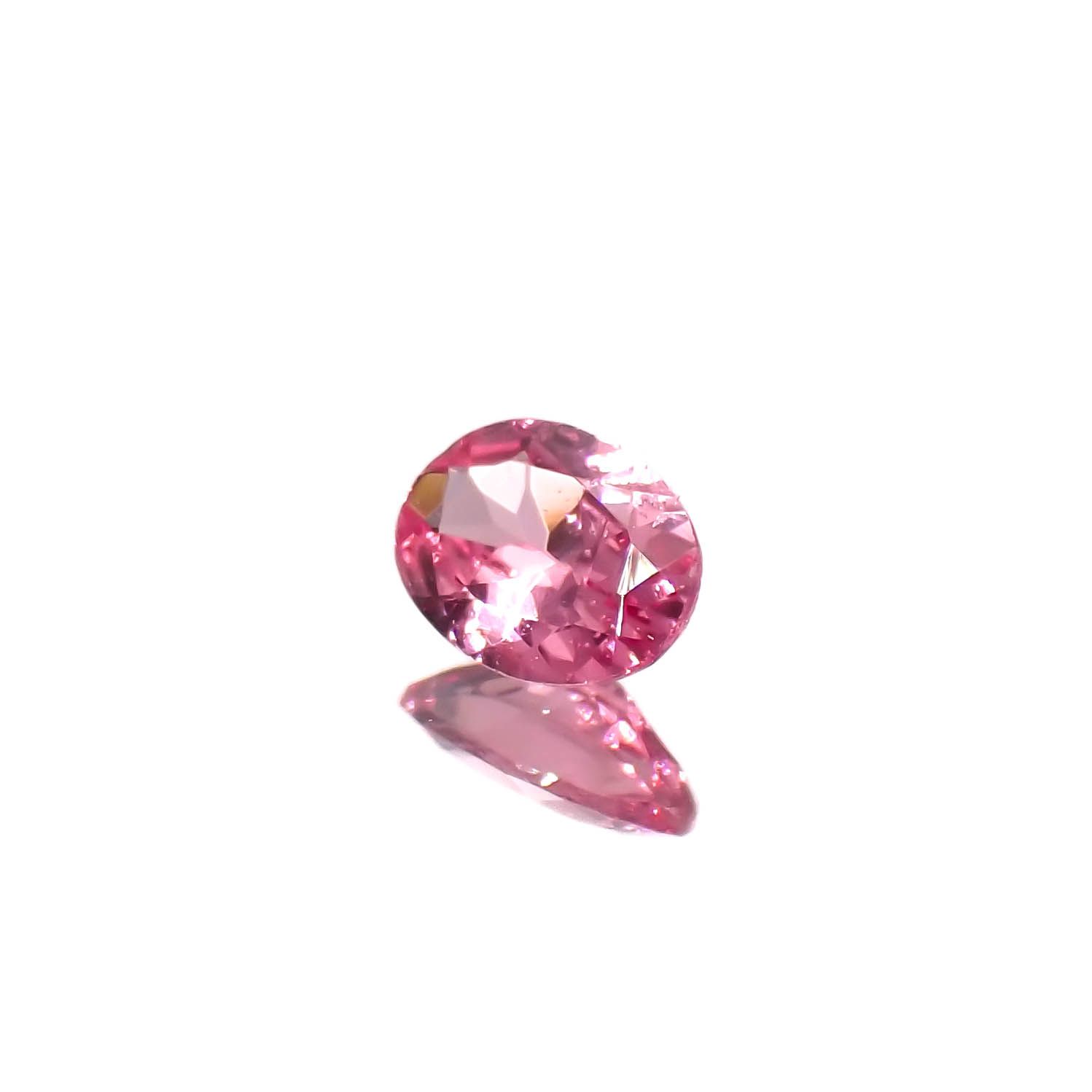 ホットピンクスピネル タンザニア・マヘンゲ産 0.15ct[240327003]3.9x2.9mm前後
