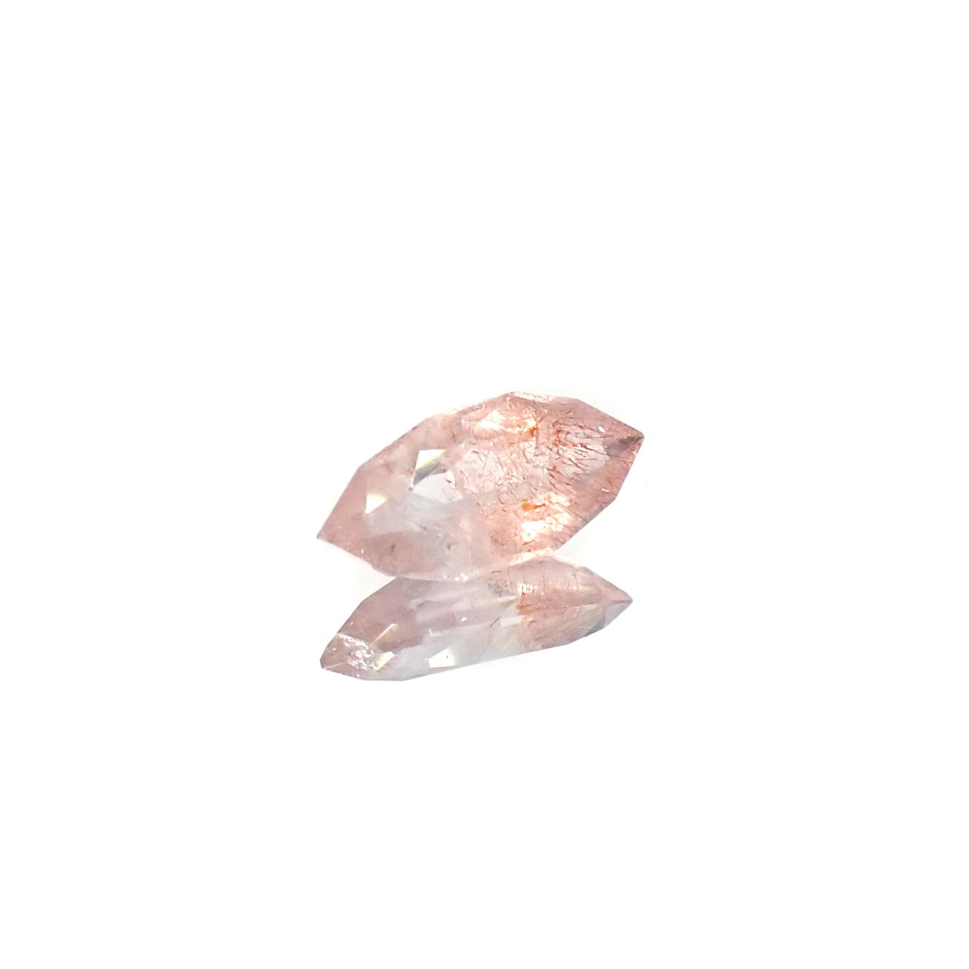 ◇カスタムカット◇ストロベリークォーツ カザフスタン産 0.67ct[240125494]9.3x4.3mm前後