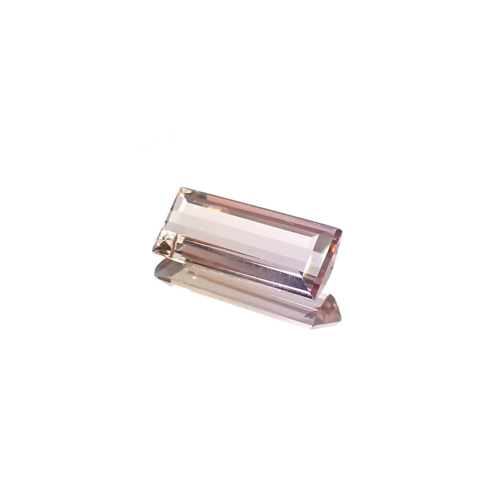 バイカラートパーズ ブラジル産 1.74ct / 11.8x4.9mm前後 [230521918]