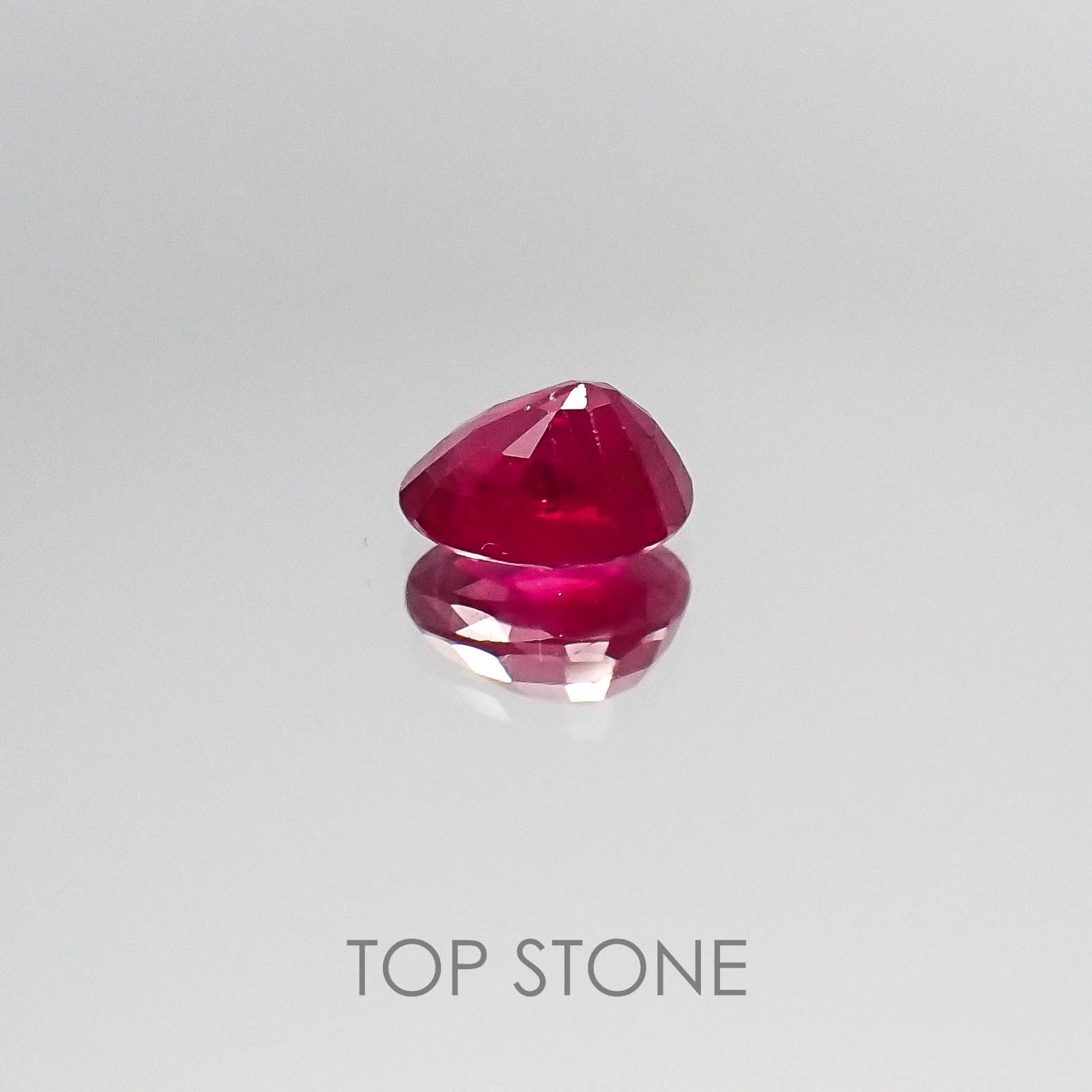 ルビー ビルマ産 ルース 0.80ct[20052367]6×4.2mm前後