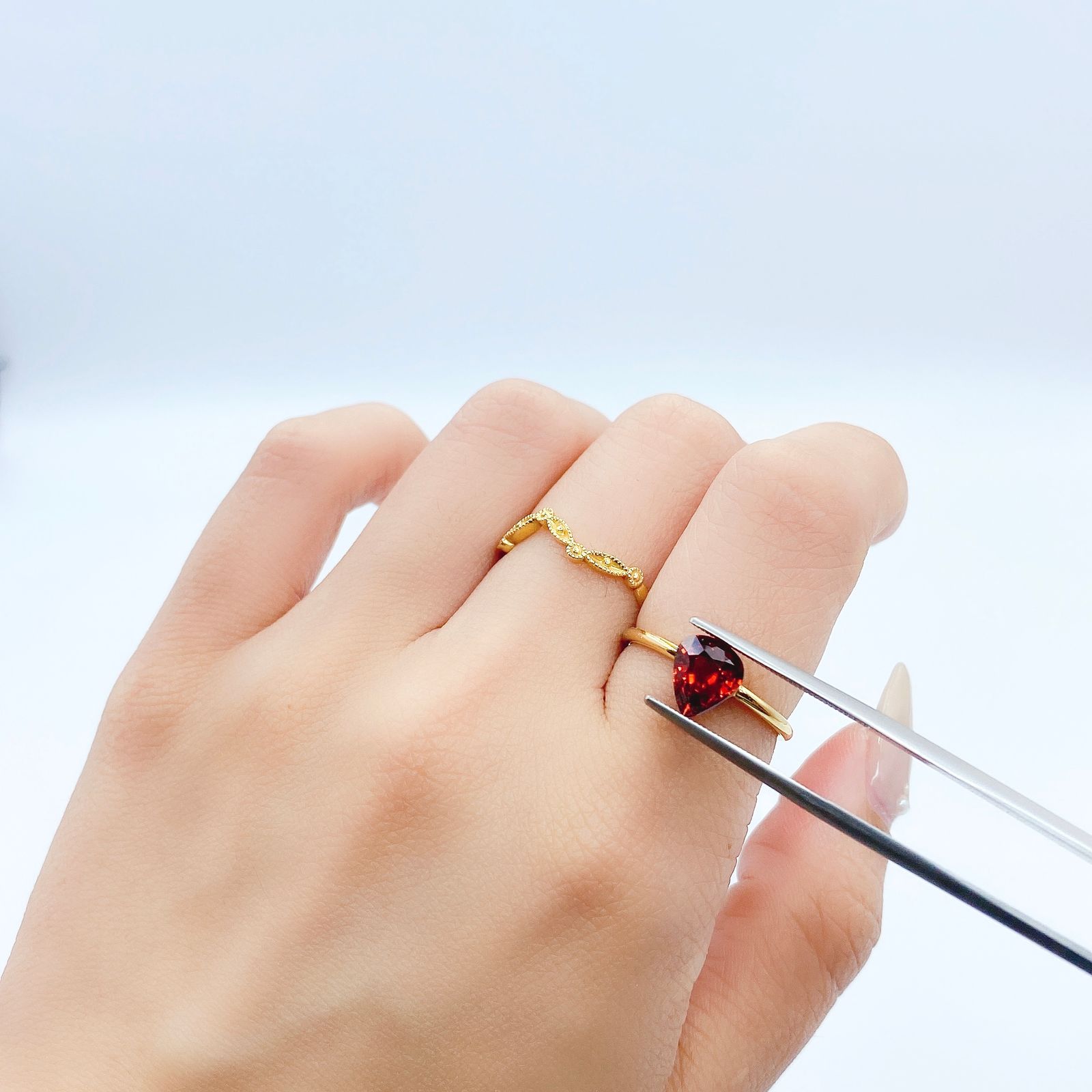 スペサルティンガーネット ナイジェリア産 ルース 2.35ct[]7.8×6.8mm前後