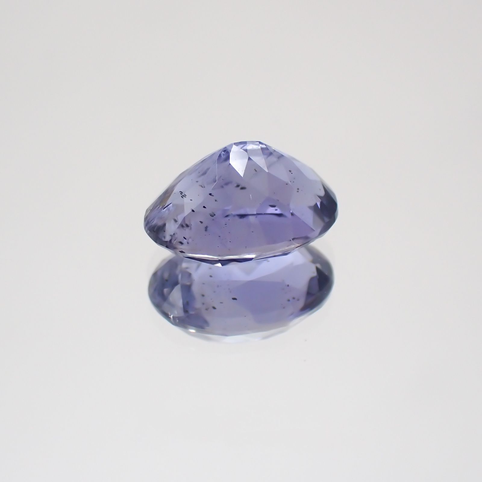 アイオライトサンストーン(宝石名アベンチュリン・アイオライト)インド/ブラジル産 1.75ct 識別済[231224427]9x6.9mm前後