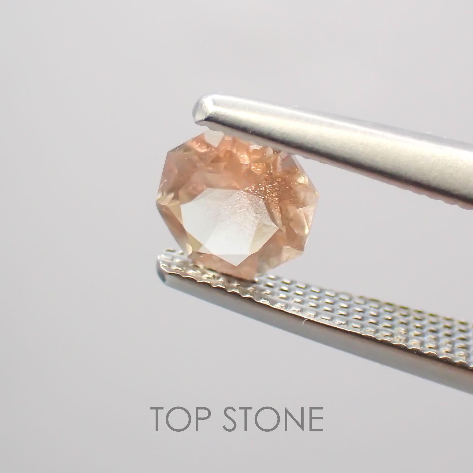 ◇オクタゴンカット◇オレゴンサンストーンSA  アメリカ産 ルース 0.45ct[210210039]5×5mm前後