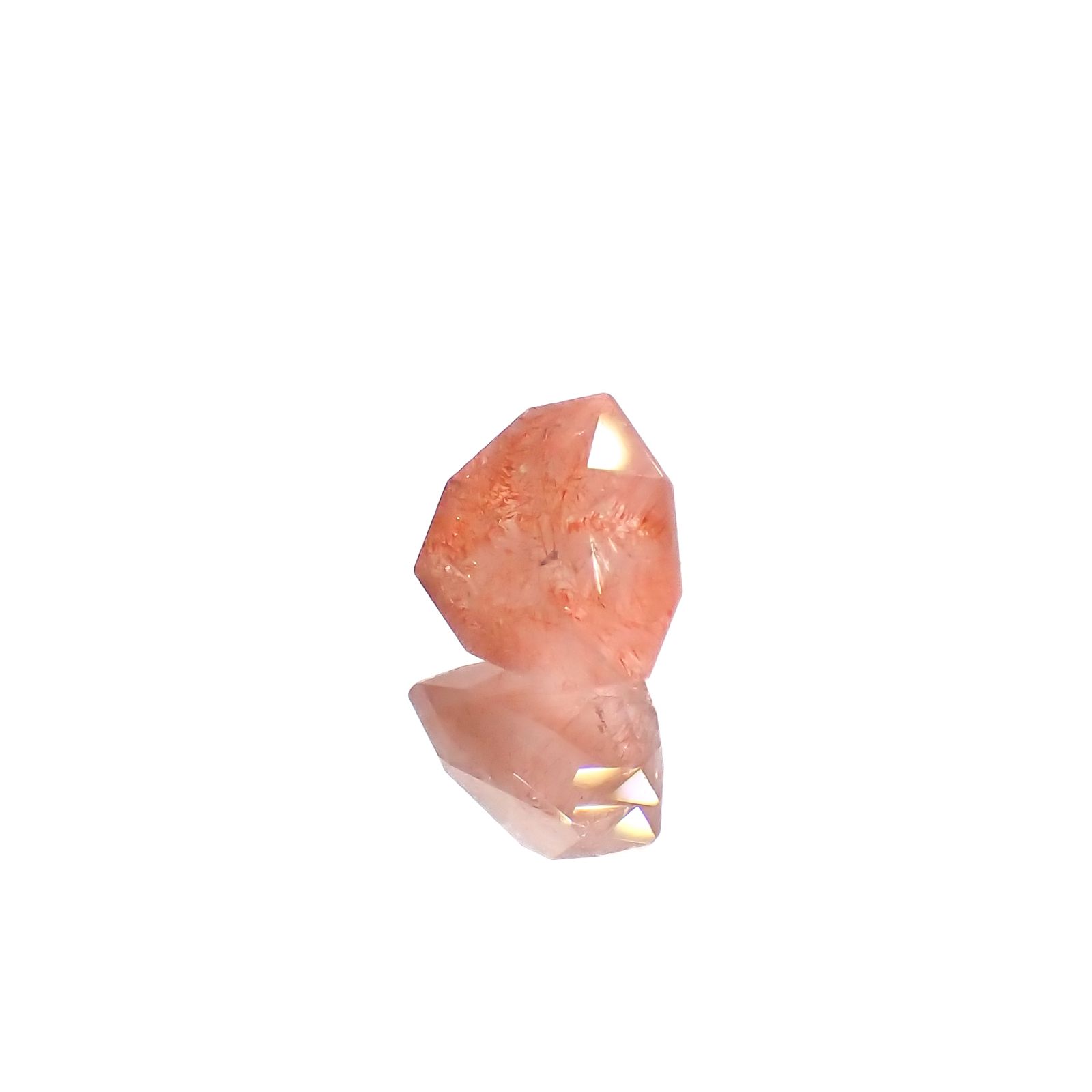 ◇カスタムカット◇ストロベリークォーツ カザフスタン産 0.87ct[240125489]6.3x6.3mm前後