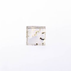 パイライトインクォーツ ブラジル産 10.38ct[240225914]13.2x13.2mm前後
