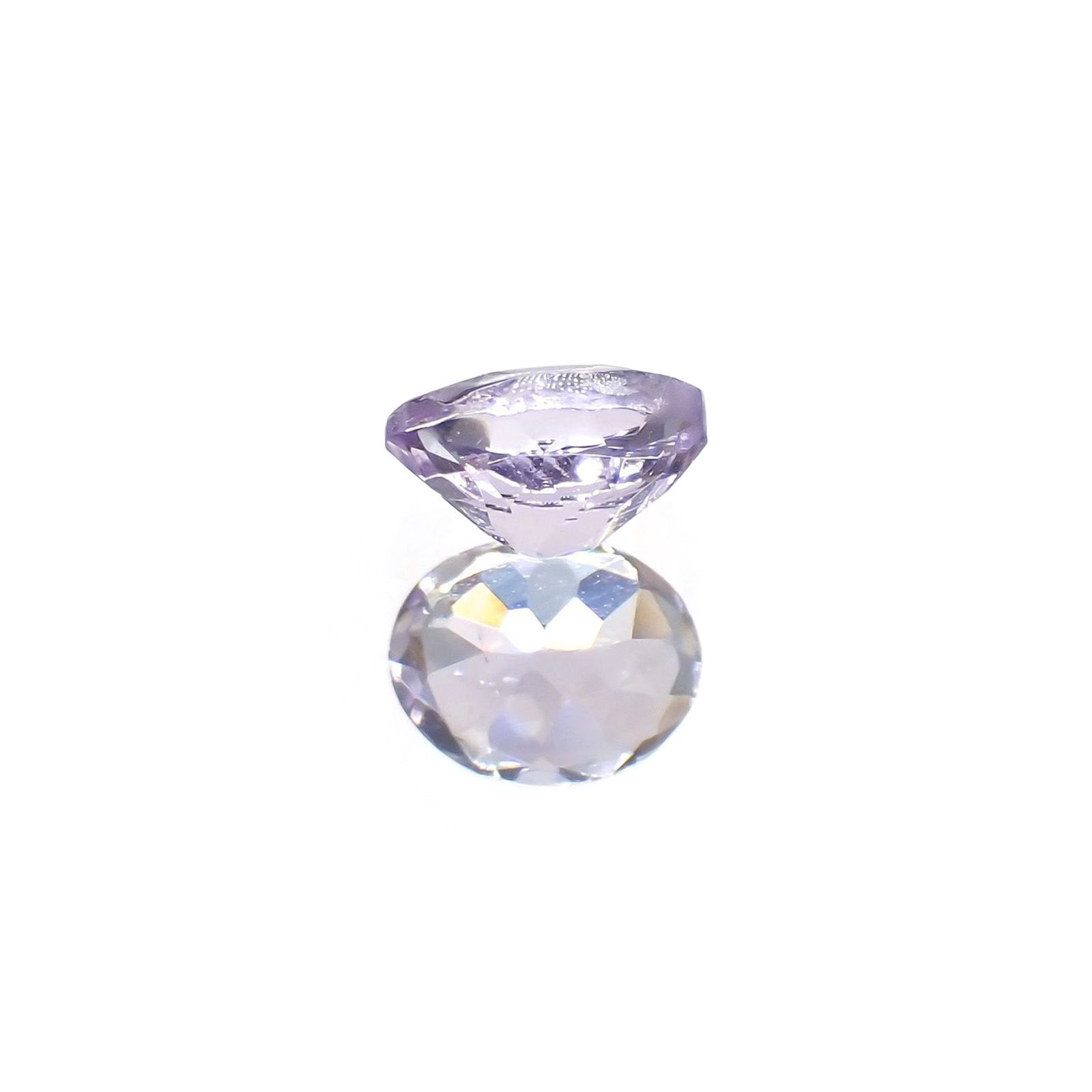 ラベンダーゾイサイト(宝石名ゾイサイト)タンザニア産 識別済 0.38ct / 5x4mm前後 [220115059]