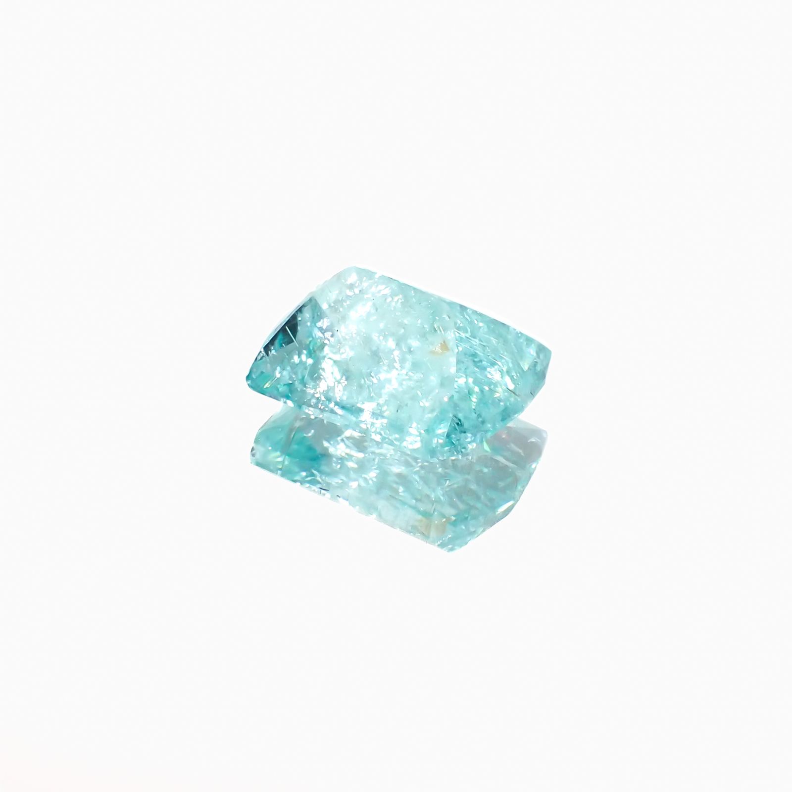 ◇カスタムカット◇パライバトルマリン モザンビーク産 8.89ct[230622508]15.1x11.5mm前後