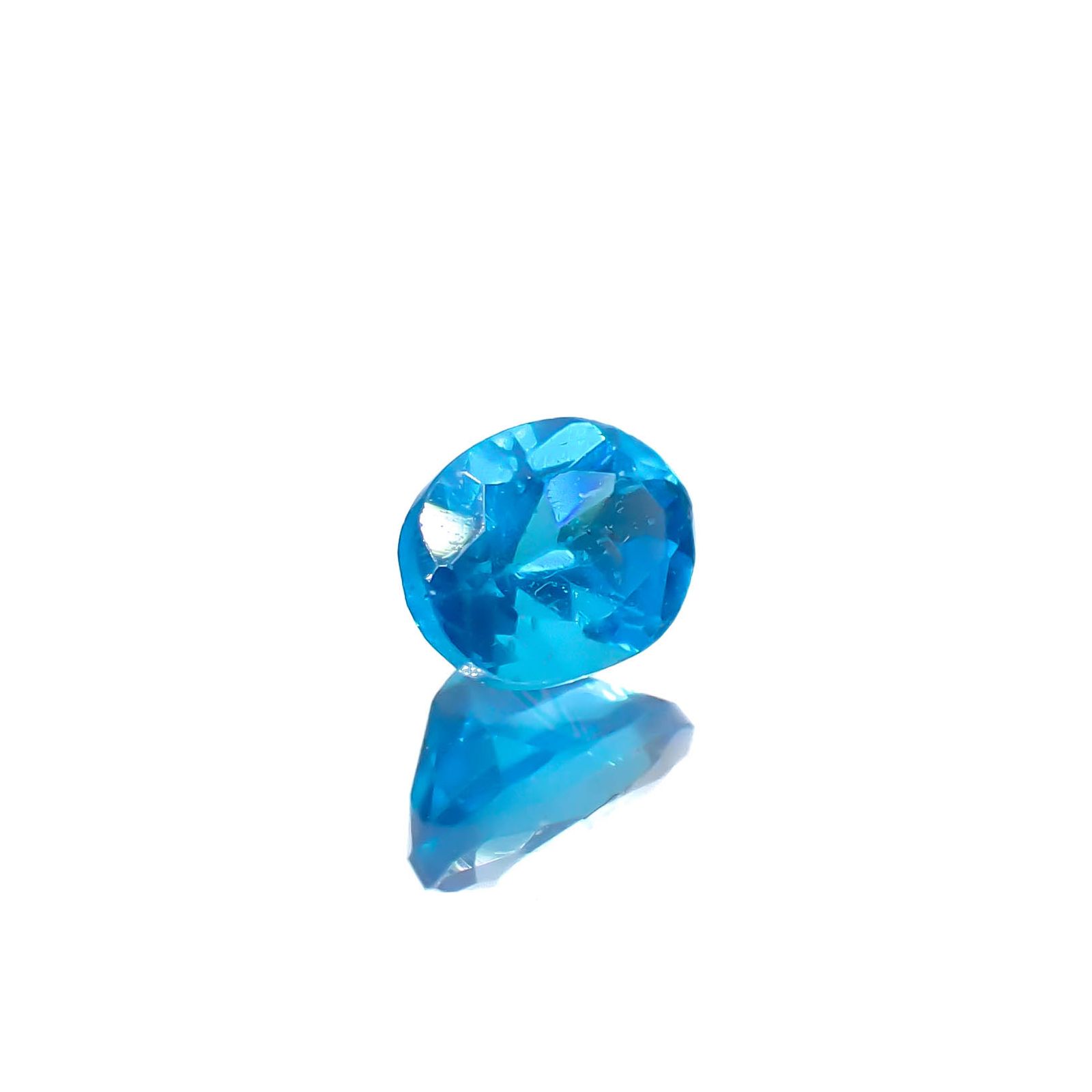 ネオンブルーアパタイト マダガスカル産 0.22ct[240628105]4x2.9mm前後