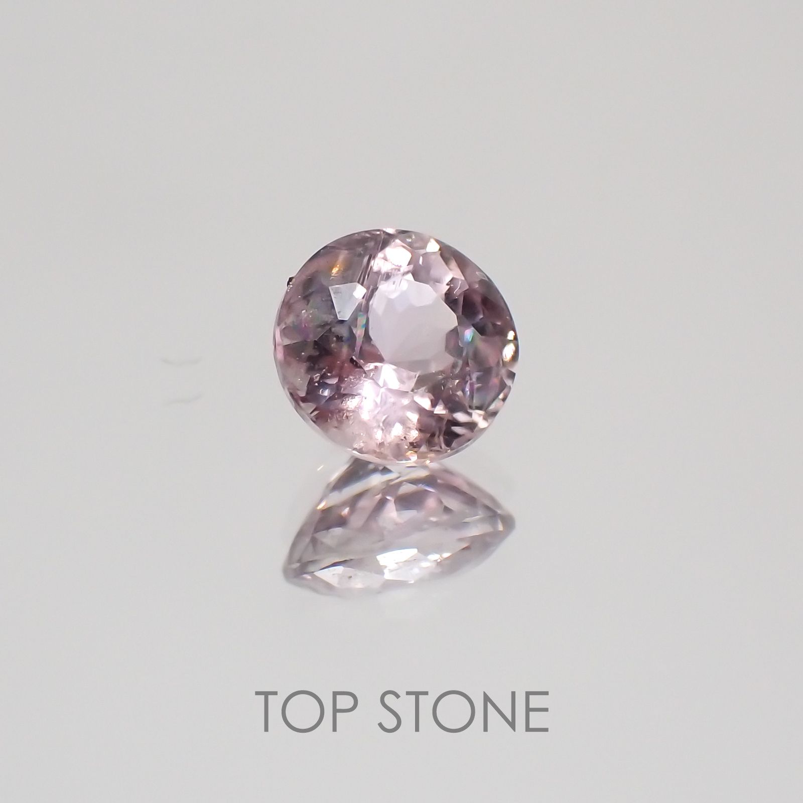 ダイアスポア アフガニスタン・トルコ産 ルース 0.48ct[21019209]5.2×5.2mm前後