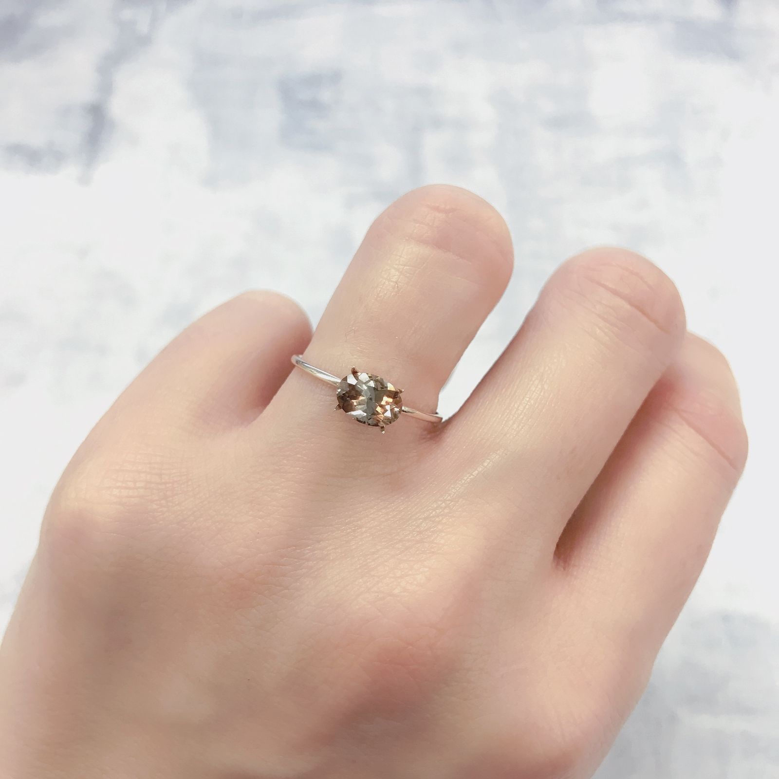 アンダリュサイト(宝石名アンダリュサイト)スリランカ/モザンビーク産 0.87ct 識別済[220114423]7x5mm前後