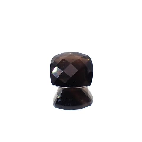 ◇チェッカーカット◇モリオン チベット産 2.70ct[240427377]8.5x8.5mm前後
