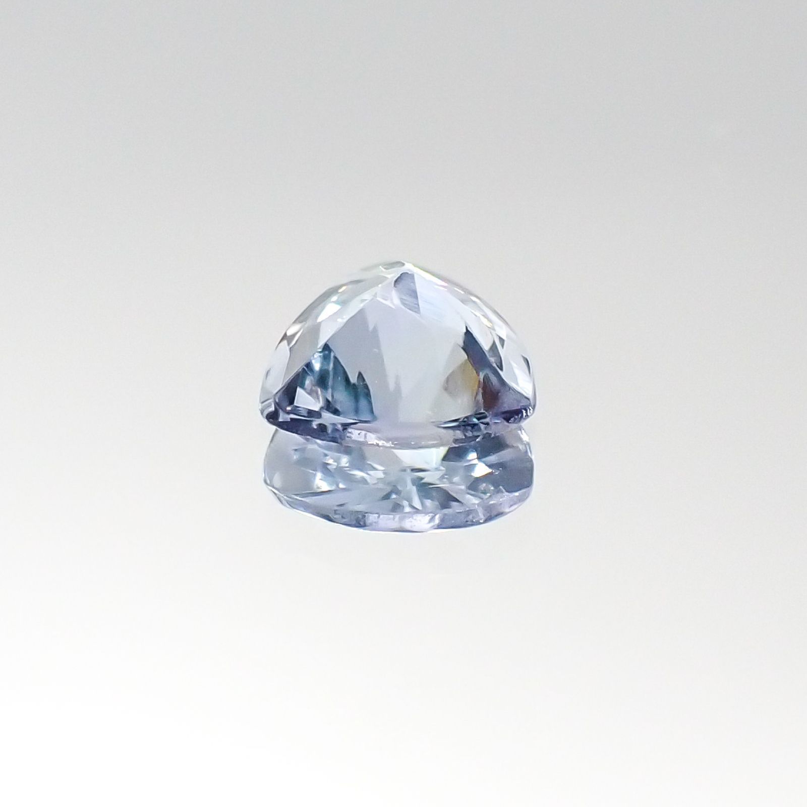 バイカラータンザナイト 非加熱(宝石名バイカラー・タンザナイト)タンザニア産 0.39ct 識別済[231023959]5.1x5.1mm前後