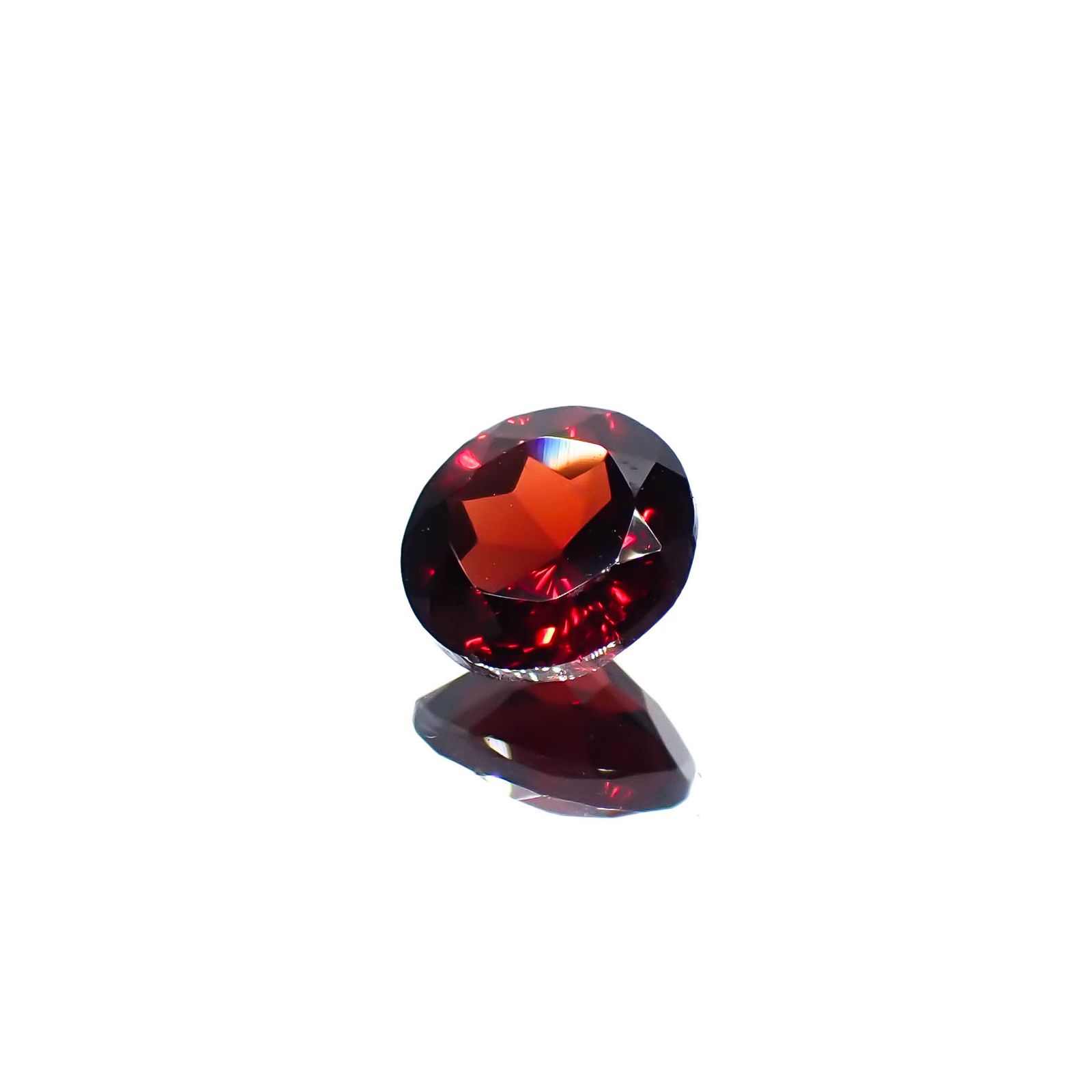パイラルスパイトガーネット モザンビーク産 1.18ct[231225209]6.4x6.4mm前後
