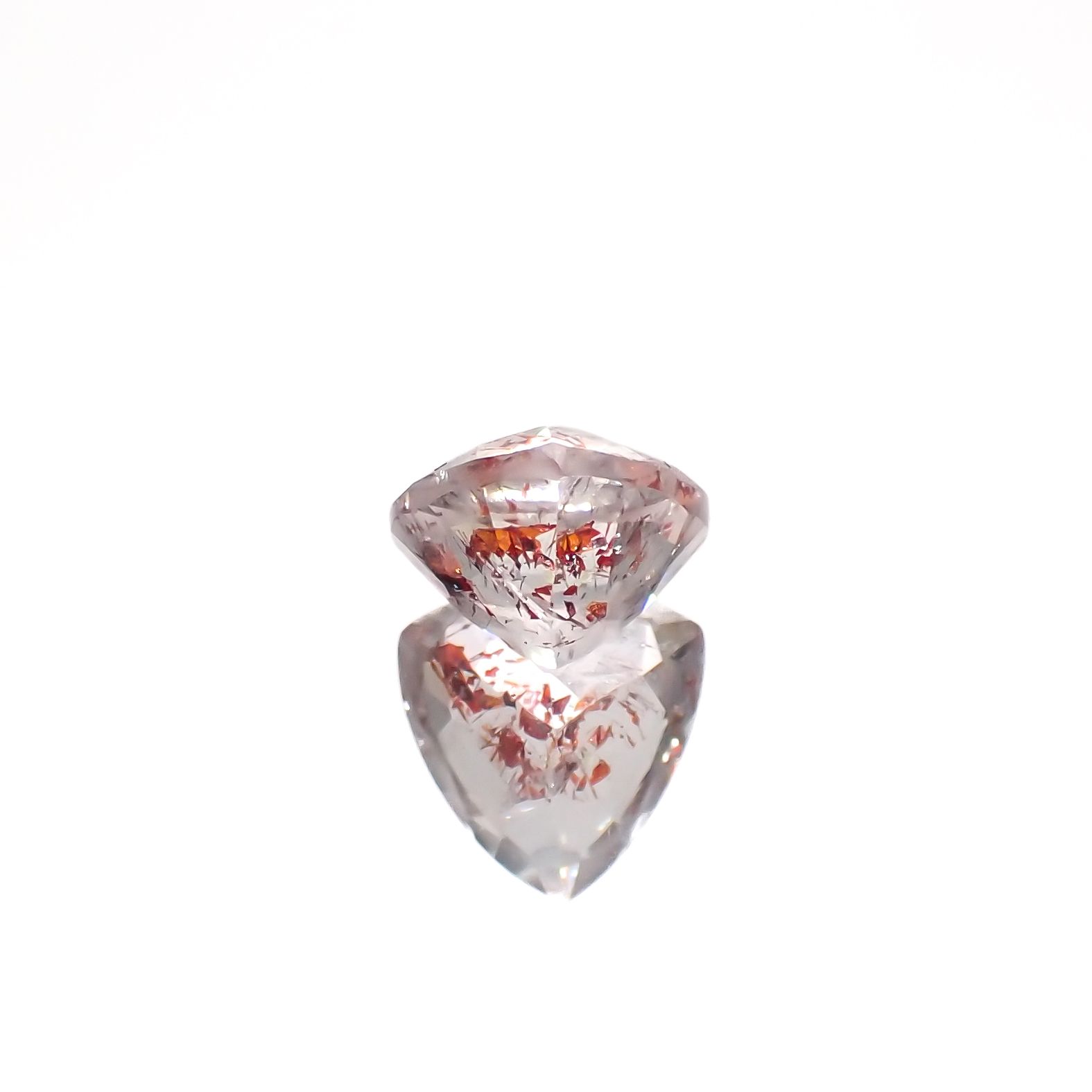 ファイヤークォーツ ナイジェリア産 1.55ct[240326721]7.7x7.7mm前後