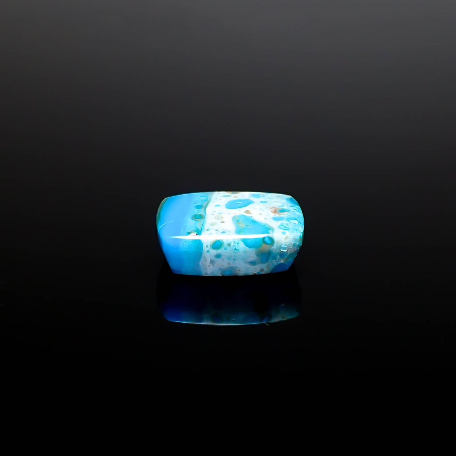 ブルーオパール ペルー産 13.00ct [250330135]17.8x14.6mm前後