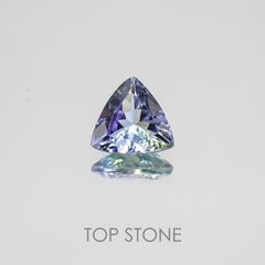 バイカラータンザナイト タンザニア産 ルース 0.63ct[210210047]5.9×5.9mm前後