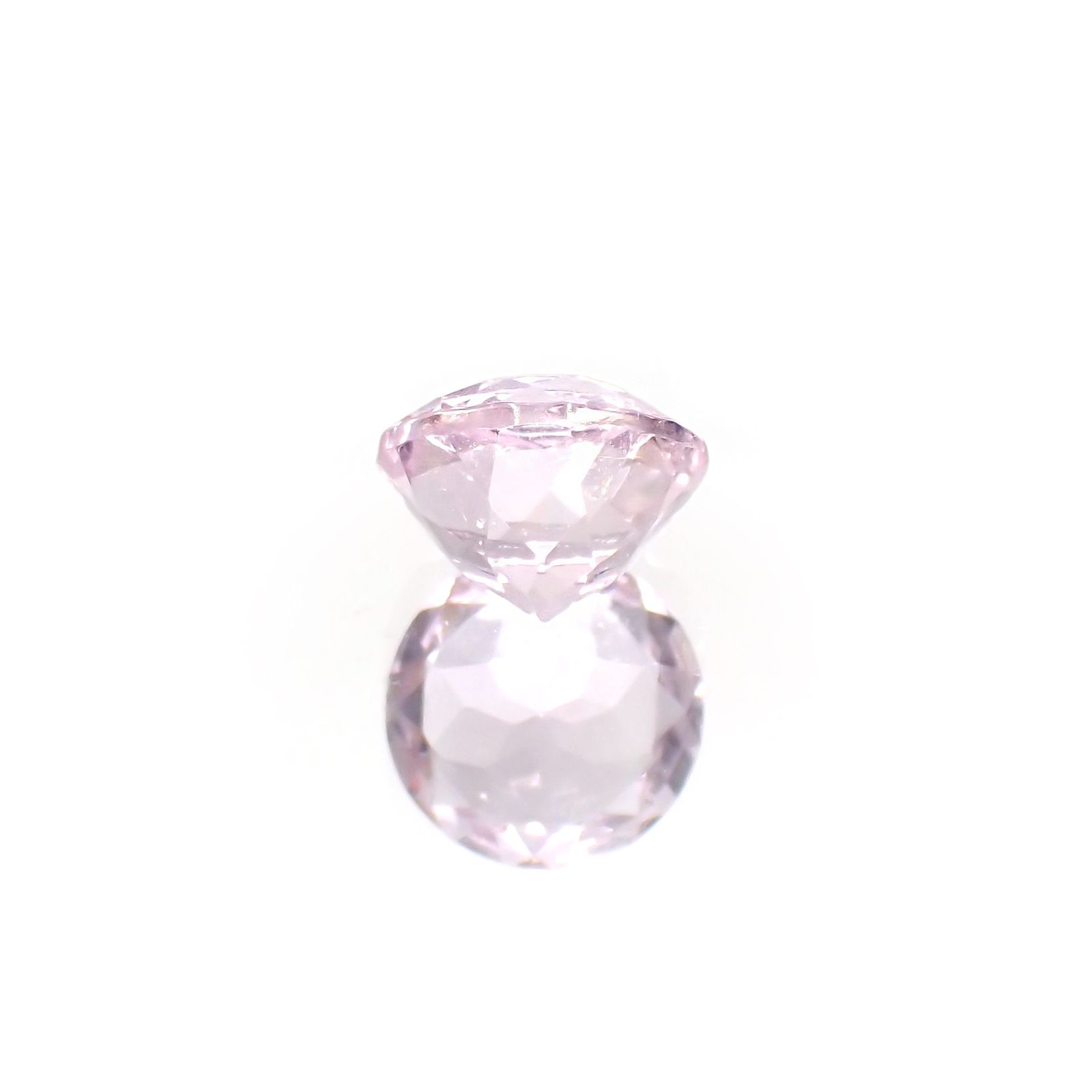 ピンクフローライト(宝石名フルオライト)ブラジル産 識別済 3.33ct / 9.1x9mm前後 [220115132]