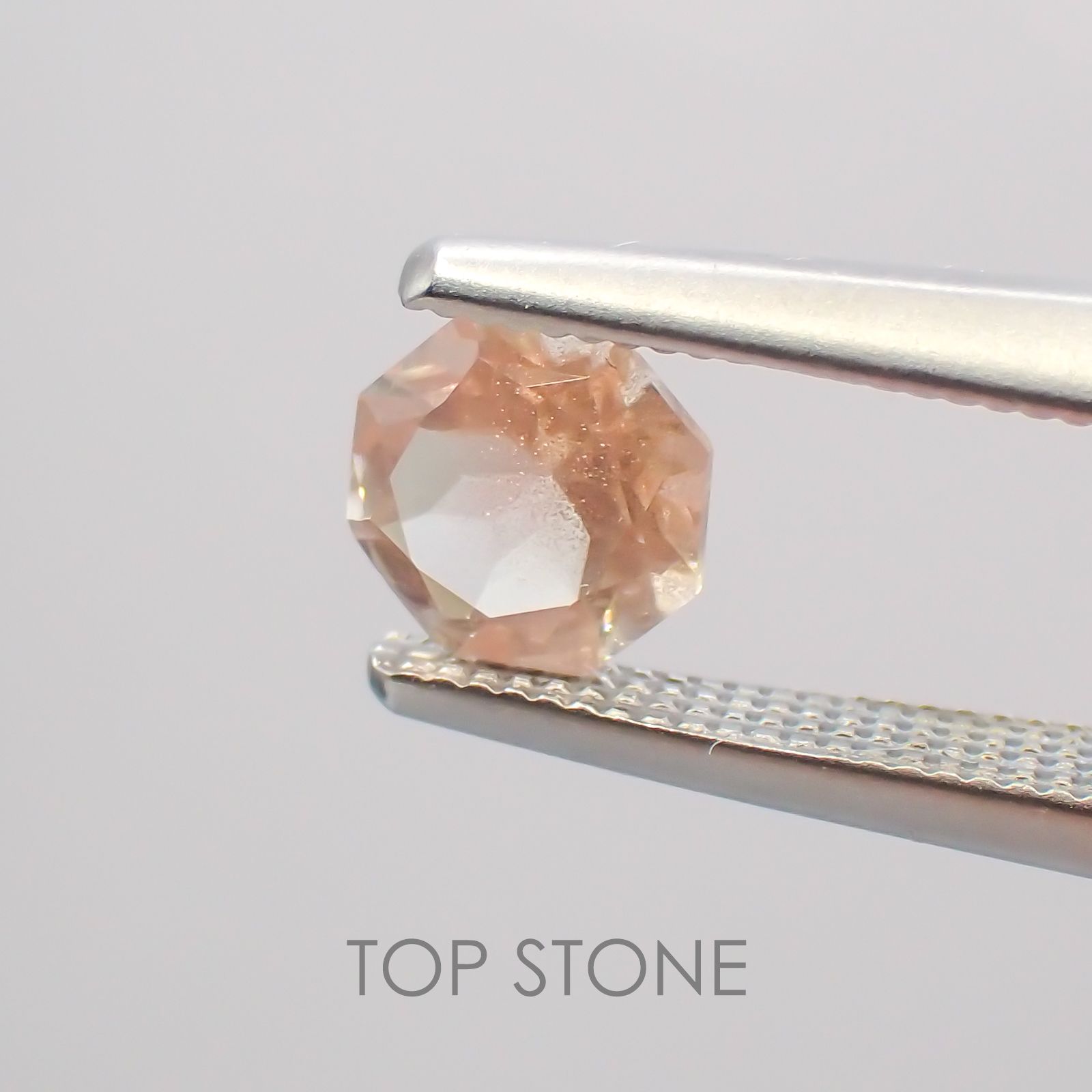 ◇オクタゴンカット◇オレゴンサンストーンSA  アメリカ産 ルース 0.45ct[210210039]5×5mm前後